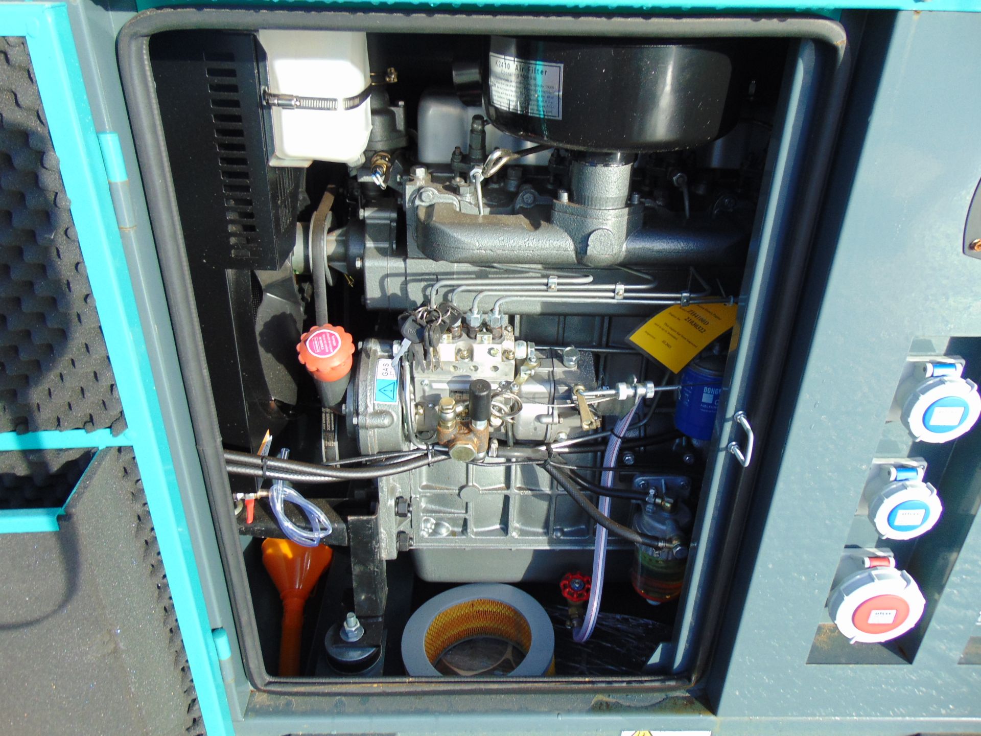 2021 UNISSUED 50 KVA 3 Phase Silent Diesel Generator Set - Image 10 of 14