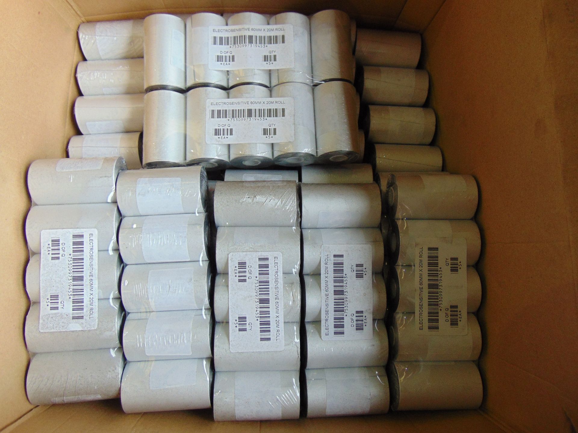 Approx 300 x Unissued 20m x 60mm Electrosensitive Paper Rolls