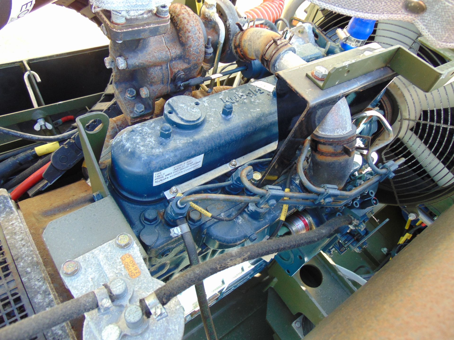 Mecc Alte PE32-1L/2 26 KVA 3 Phase 400V Kubota Diesel Generator ONLY 10 HOURS! - Image 7 of 11