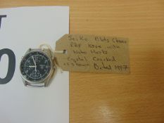 Seiko Pilots Chrono RAF issue with NATO Marks Crystal Cracked as shown, Dated 1997