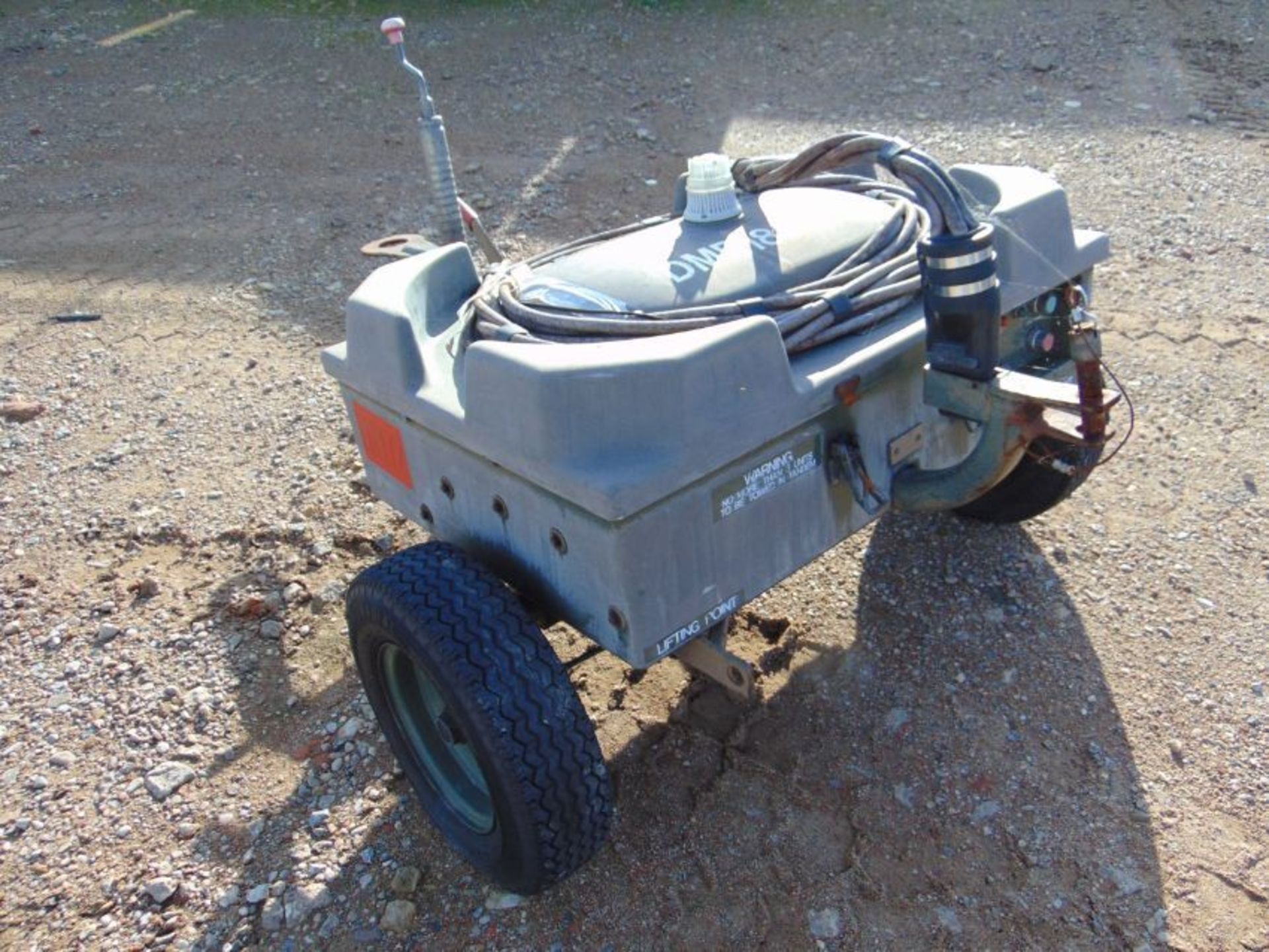 Aircraft Battery Electrical Starter Trolley c/w Batteries and Cables, From RAF - Image 3 of 8