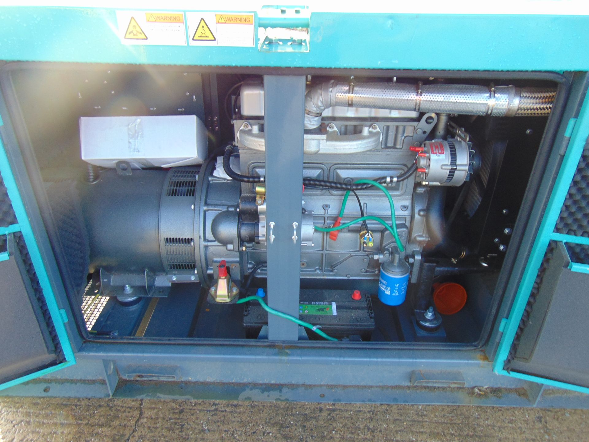 2021 UNISSUED 50 KVA 3 Phase Silent Diesel Generator Set - Image 12 of 14