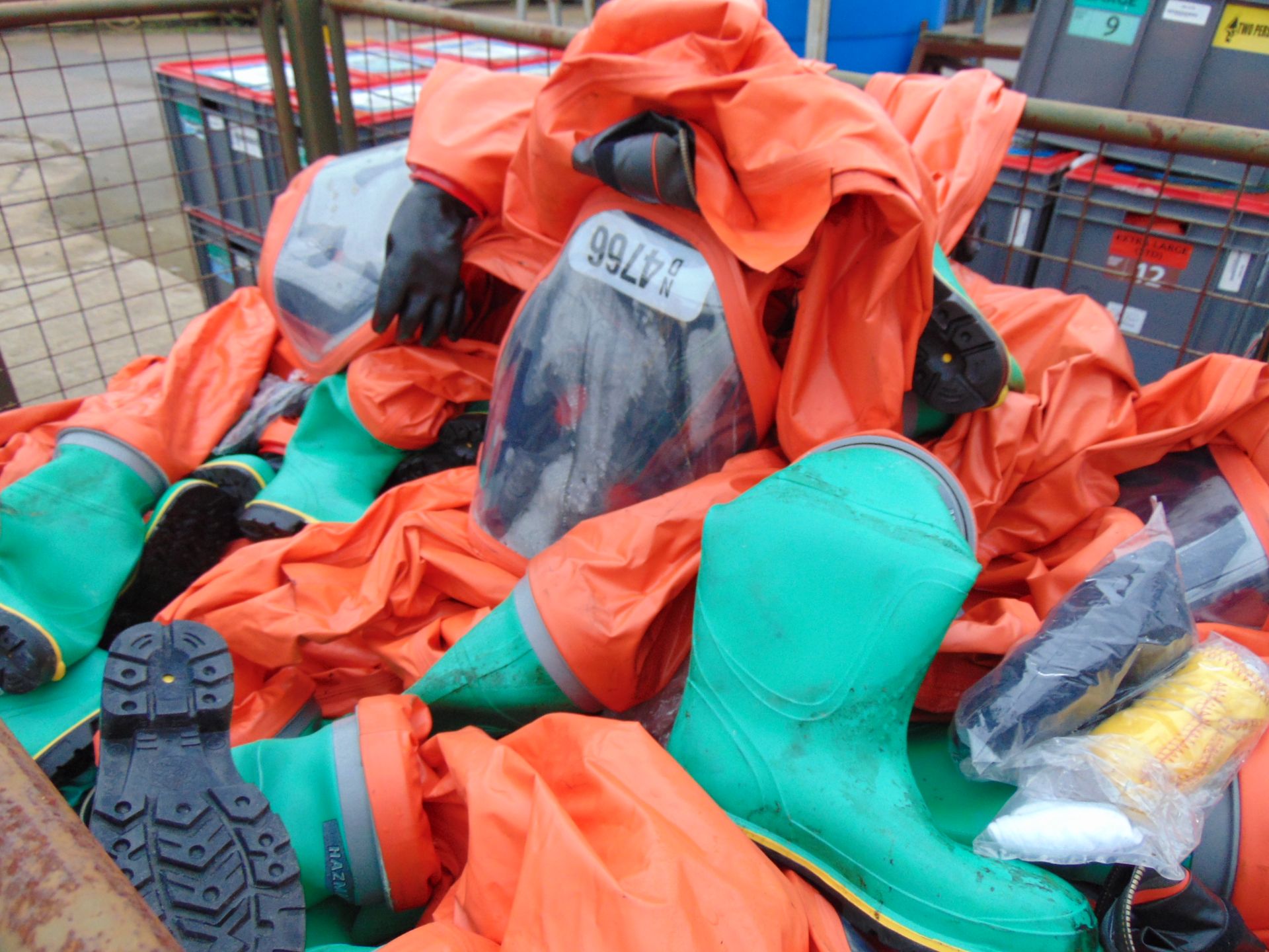 20 x Respirex Tychem TK Gas-Tight Hazmat Suits with Attached Boots and Gloves - Image 2 of 5