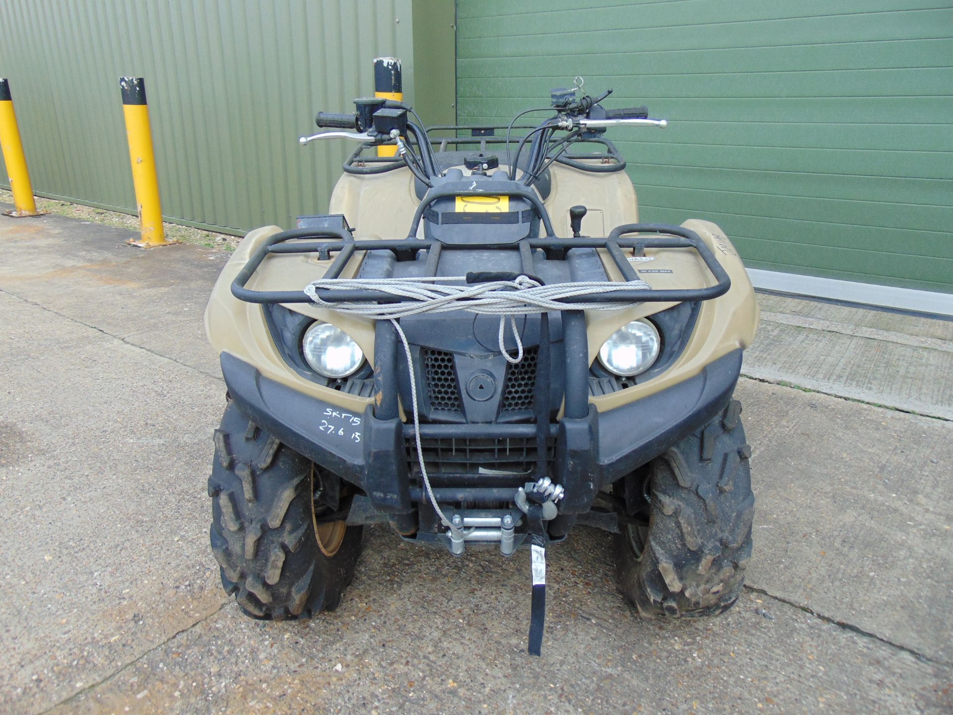 Military Specification Yamaha Grizzly 450 4 x 4 ATV Quad Bike Complete with Winch 591 Hours Only! - Image 2 of 16