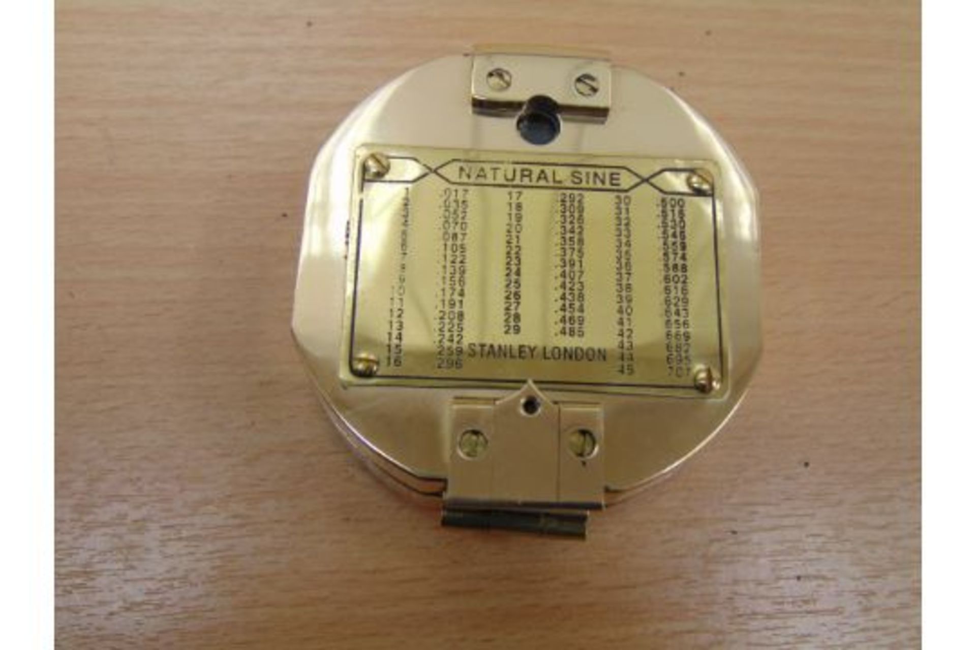 STANLEY BRASS COMPASS REPRO - Image 2 of 7