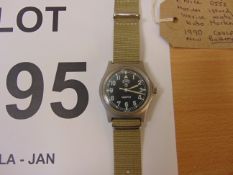 V Nice 0552 Royal Marine issued CWC service Watch NATO Marked Dated 1990 GULF WAR, New Battery/Strap
