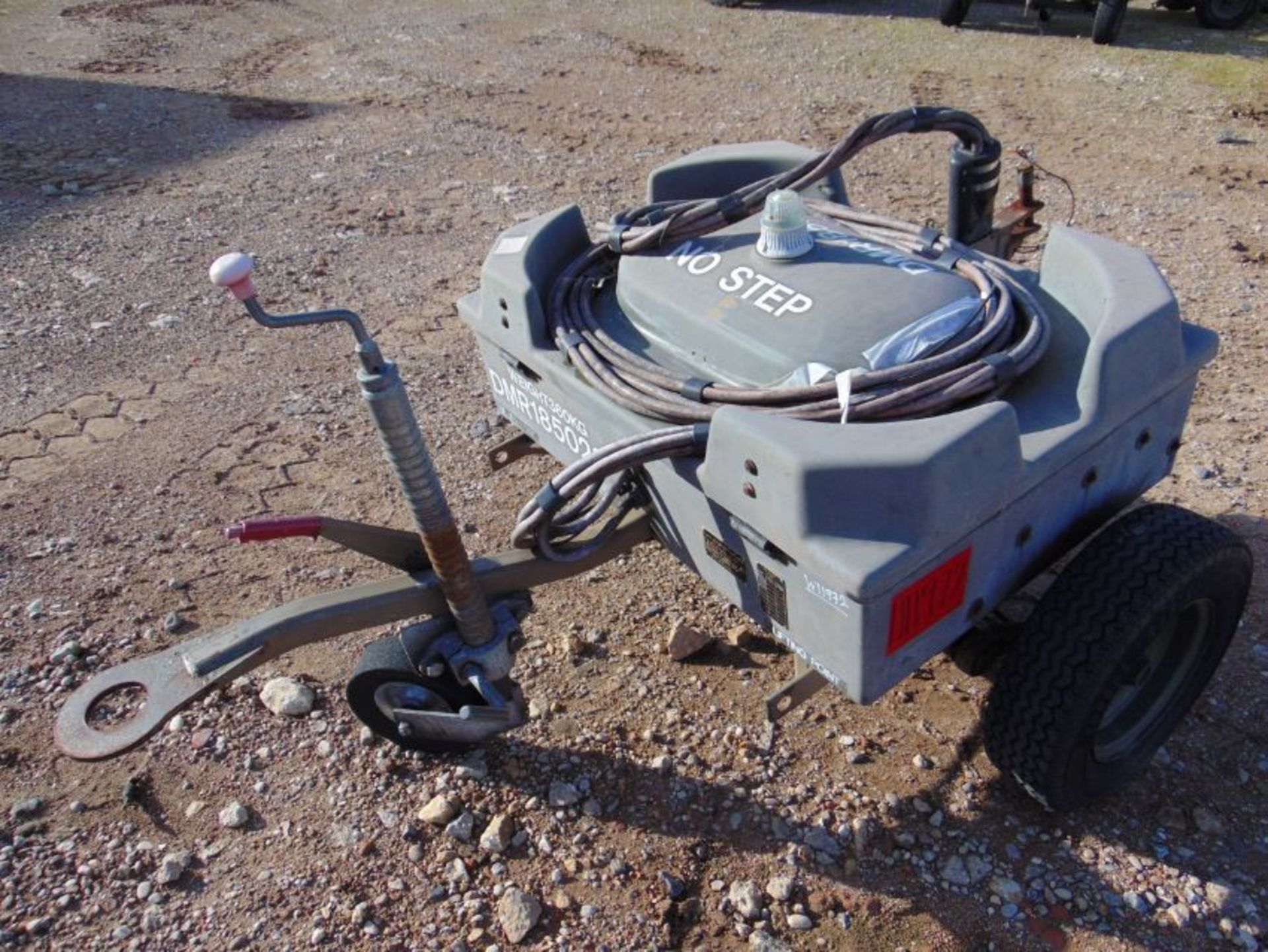 Aircraft Battery Electrical Starter Trolley c/w Batteries and Cables, From RAF - Image 2 of 8