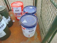 2 x 20 litre Drums of Red Intersmooth 7460 HS SPC Anti Fouling Paint Unissued MOD Reserve Stock