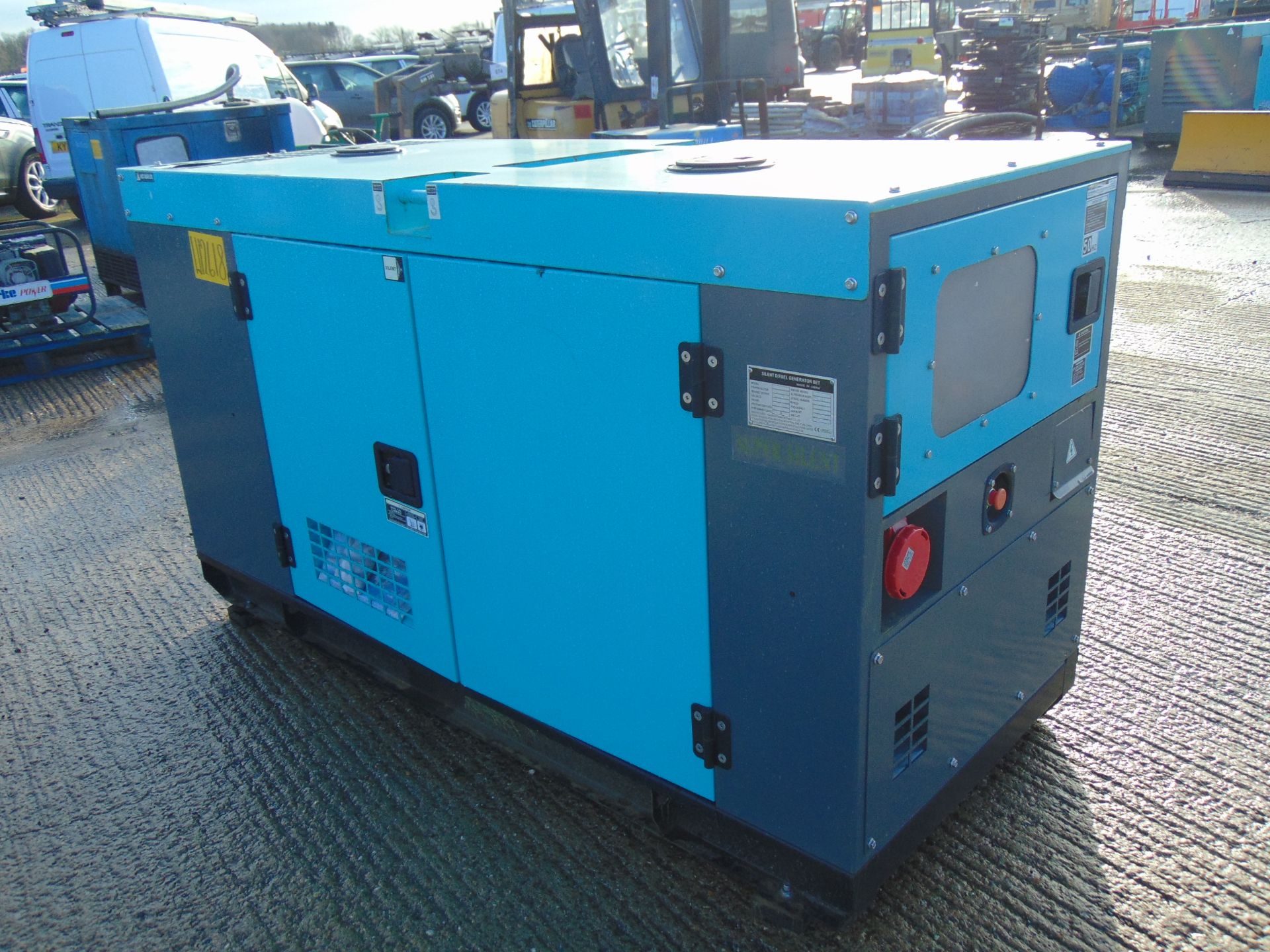 2020 UNISSUED 50 KVA 3 Phase Silent Diesel Generator Set - Image 4 of 17