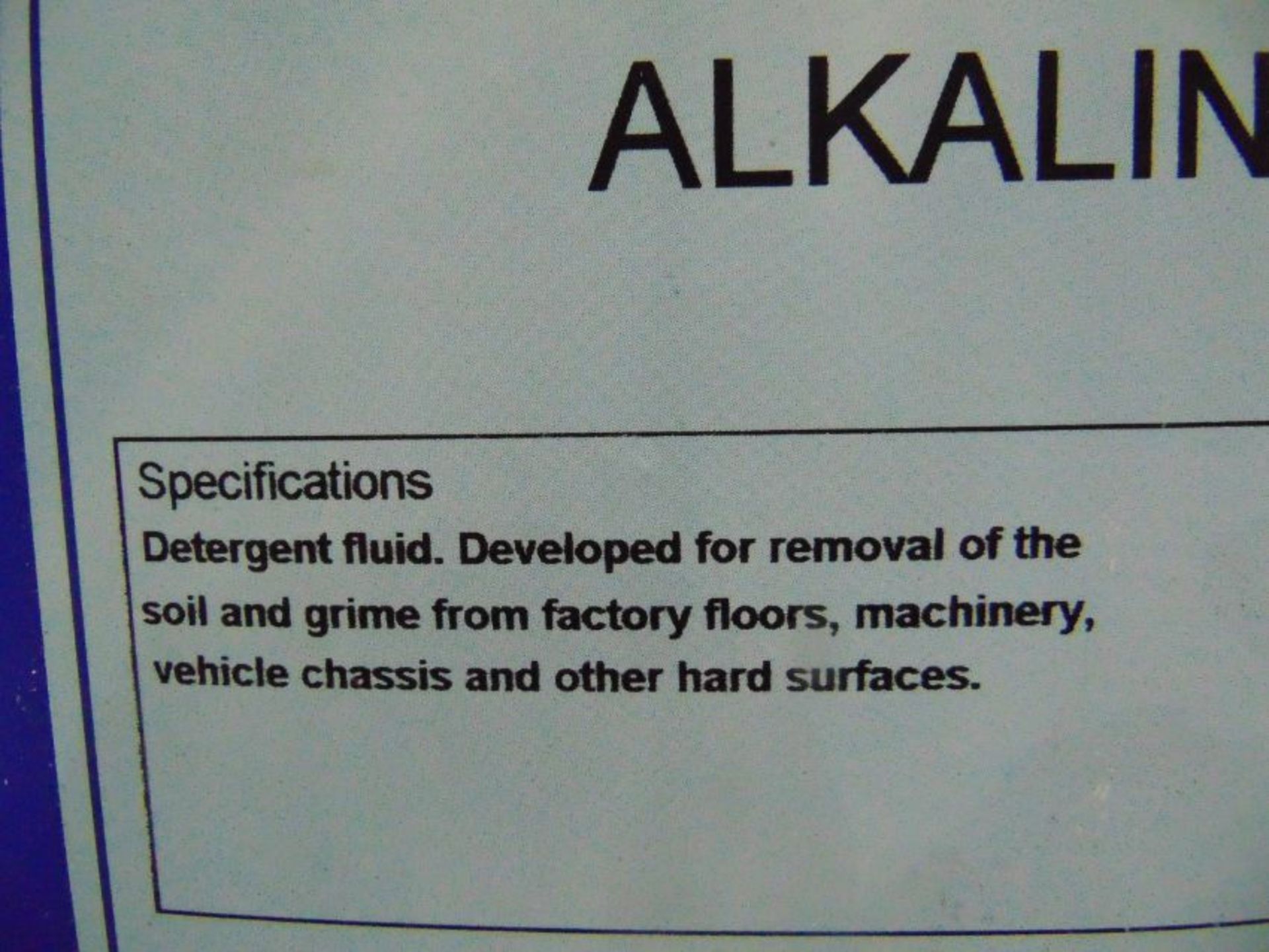 20 litres drum of Fuchs Renoclean Alkaline Cleaner - Image 3 of 4