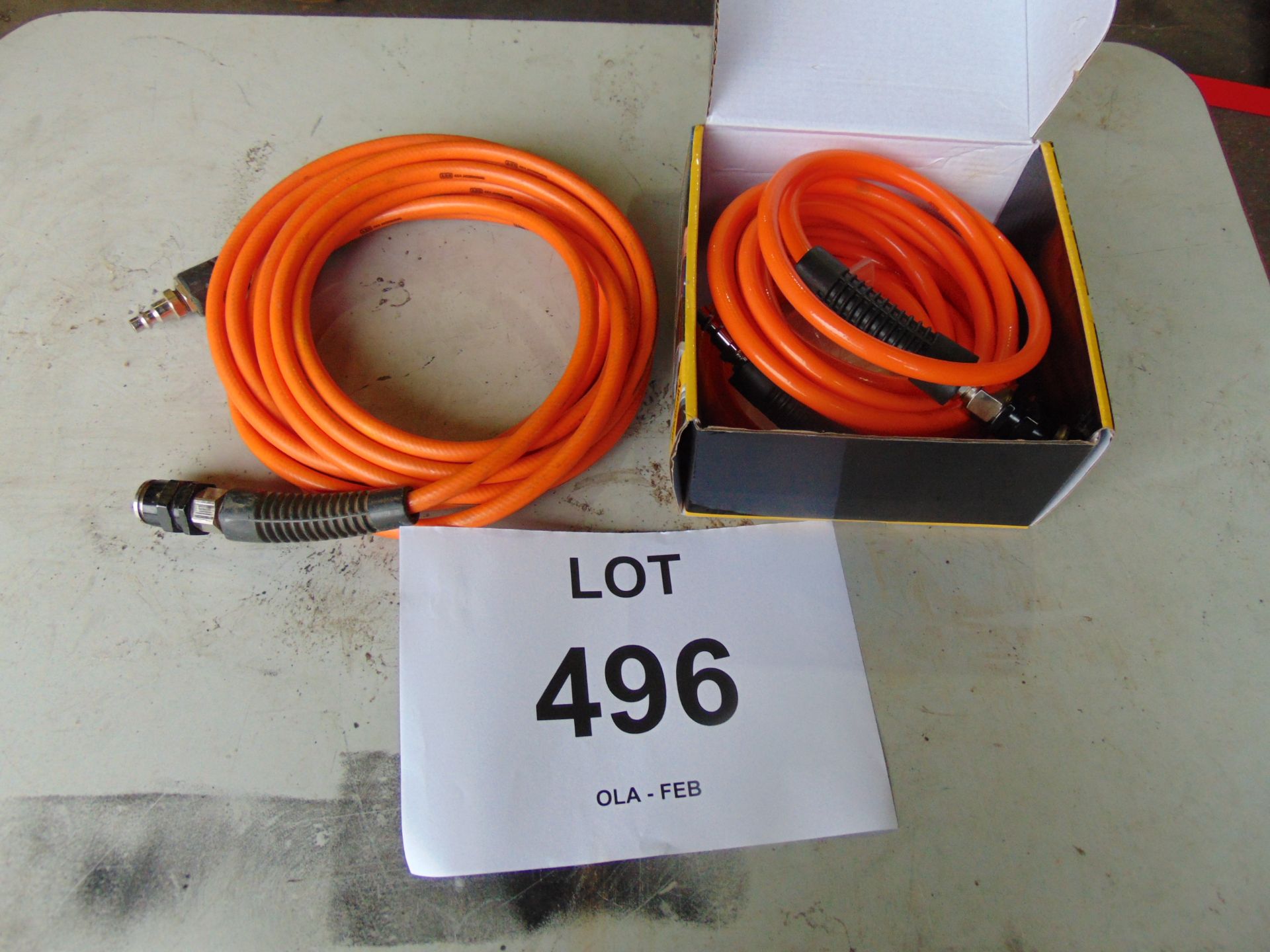 2X UNISSUED ARP COMPRESSOR AIR LINES 20 FT LONG