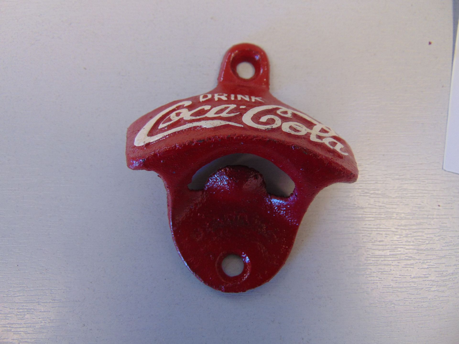 Cast Iron Coca Cola Screw on Bottle Opener looks superb on a Jeep - Image 2 of 3