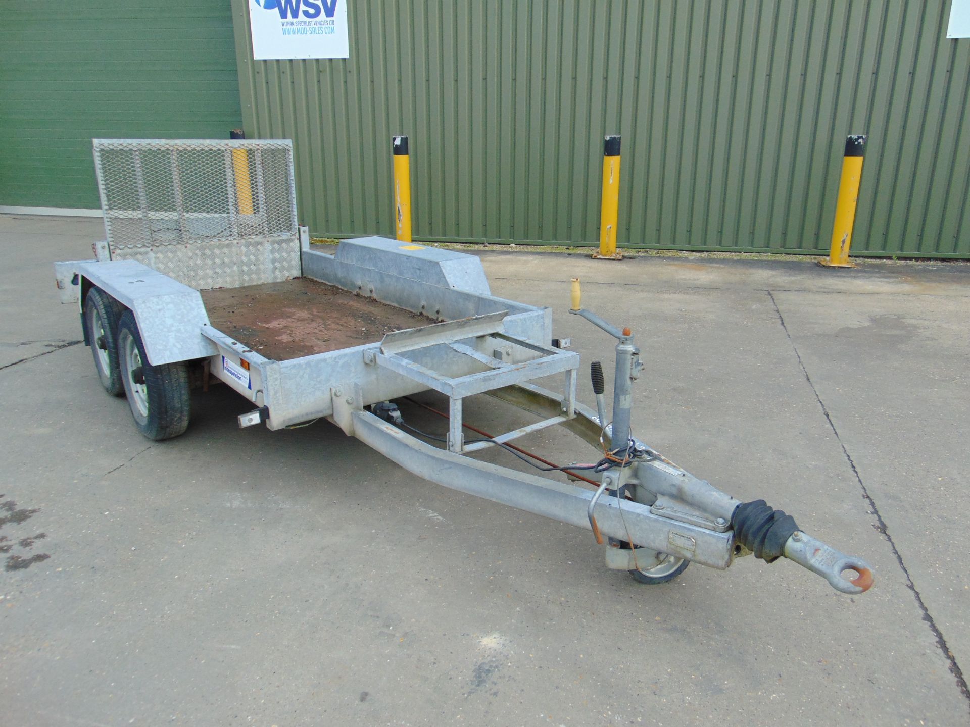Indespension 2.7 Tonne Twin Axle Plant Trailer C/W Ramps - Image 2 of 15
