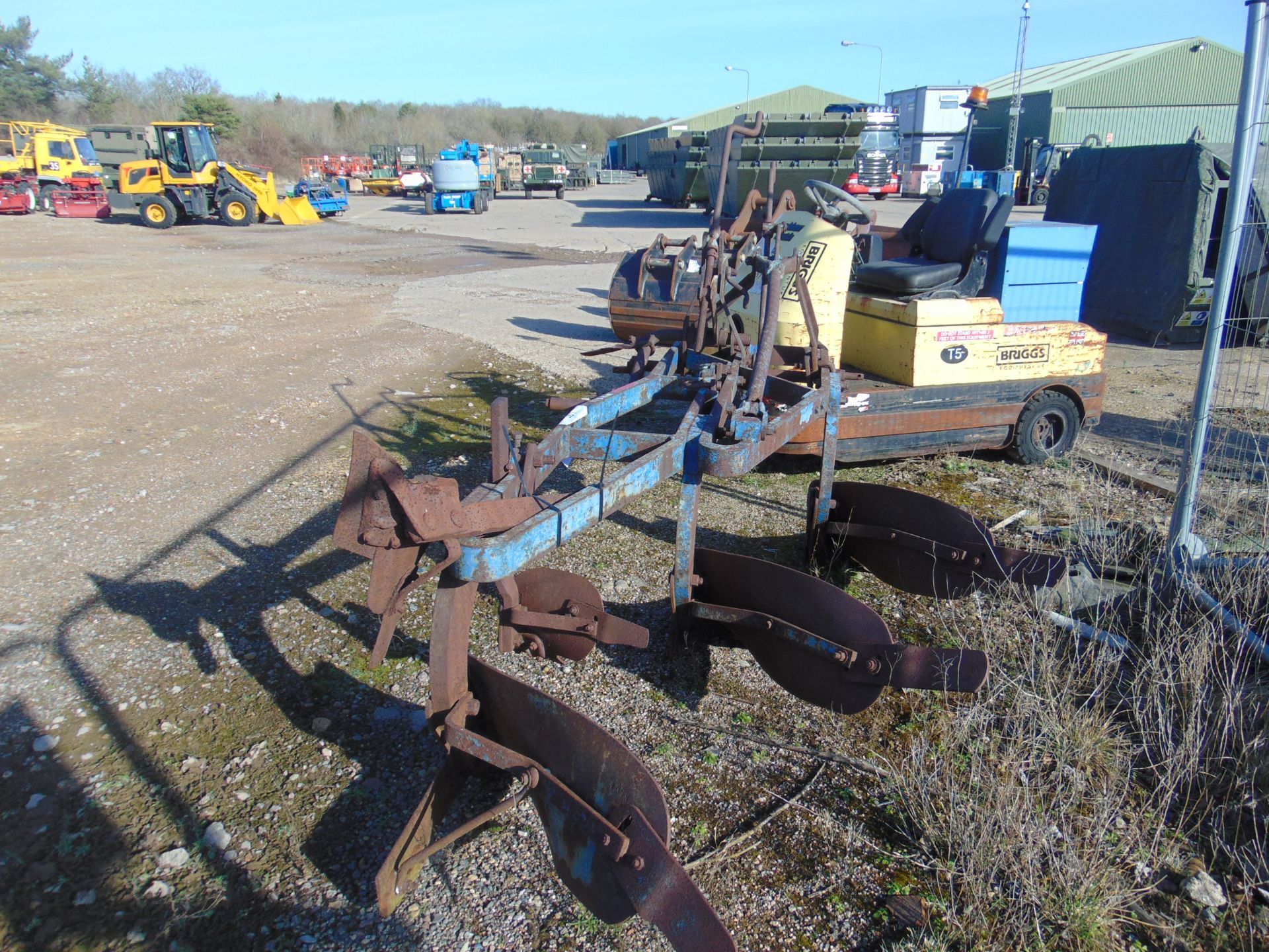 3 Furrough Plough as shown - Image 5 of 6