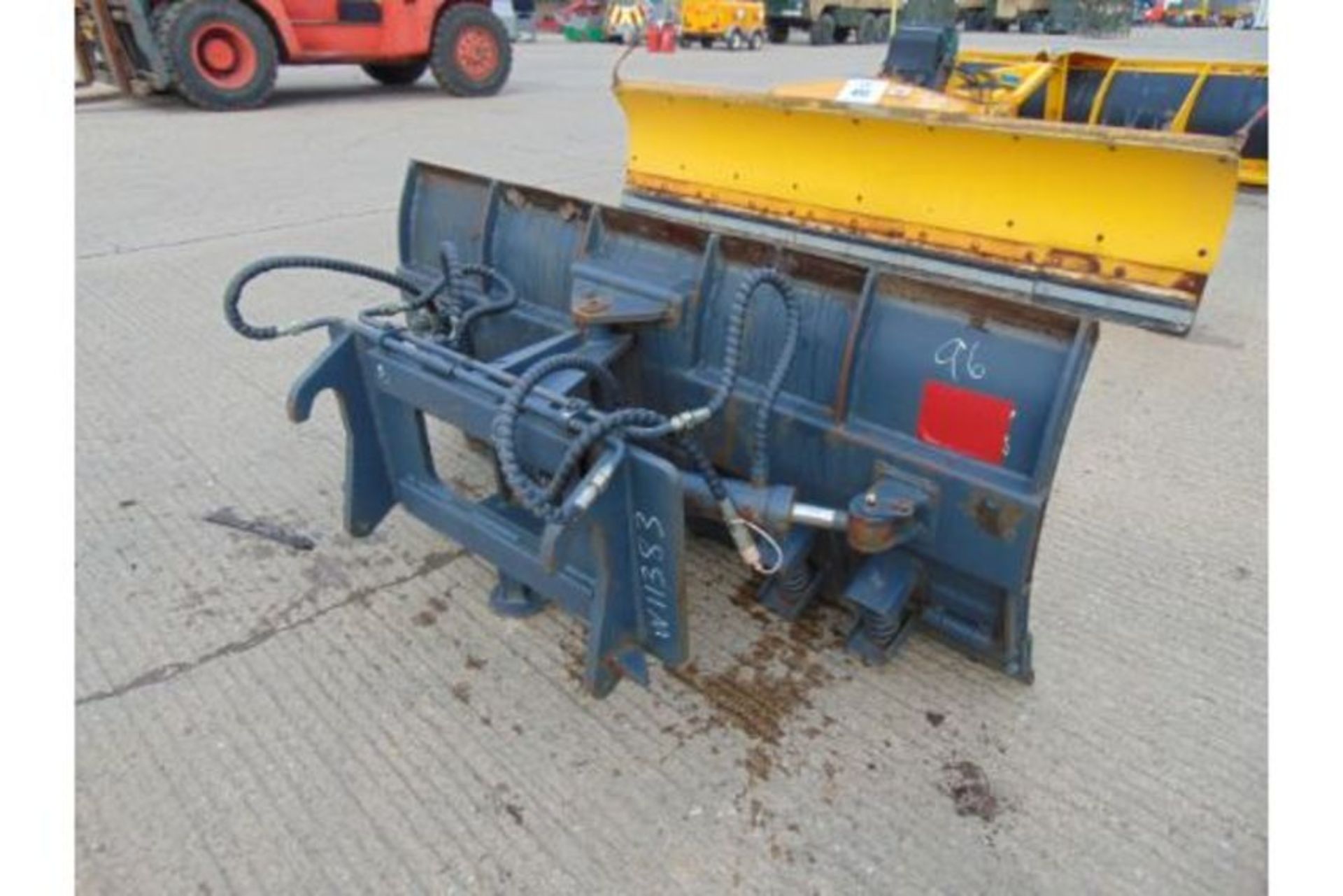 6' Hydraulic Snow Plough Blade for Telehandler, Forklift, Tractor Etc - Bild 4 aus 8