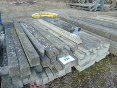 Approx 50 x Concrete Fence Posts as shown