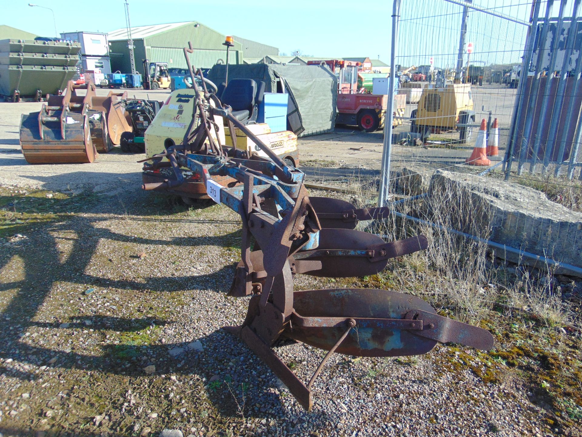 3 Furrough Plough as shown - Image 6 of 6