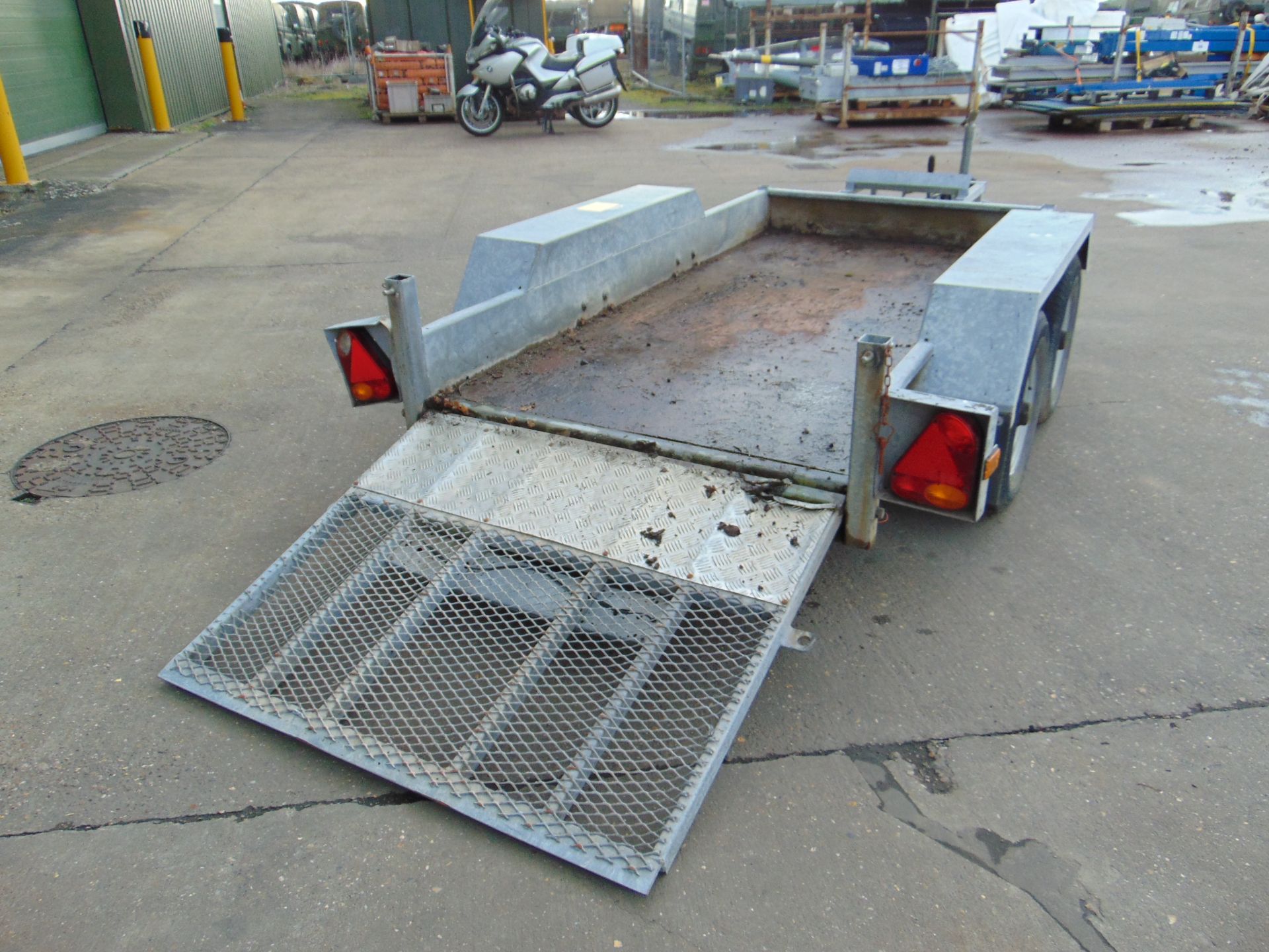 Indespension 2.7 Tonne Twin Axle Plant Trailer C/W Ramps - Image 10 of 15