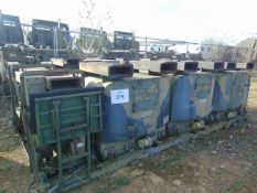 1500 Gall Demountable Refuelling Unit c/w 3 x 500 Gall Aluminium Tanks, Diesel Pumping Unit