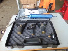 Coolant System Test kit and Grease Gun as shown
