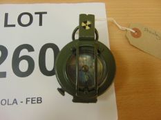 Stanley London Brass Prismatic Compass, British Army Issue Nato marks