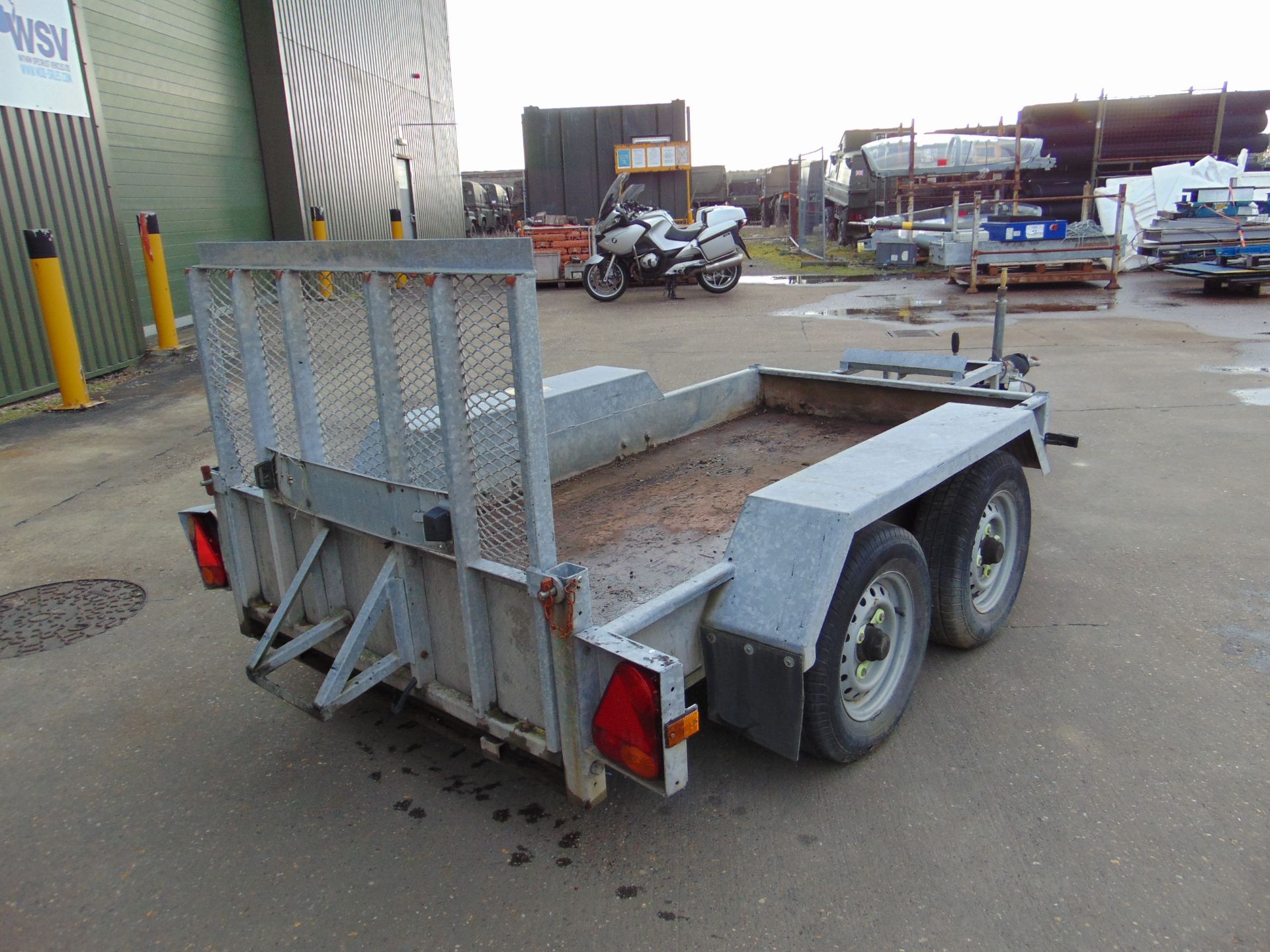 Indespension 2.7 Tonne Twin Axle Plant Trailer C/W Ramps - Image 7 of 15