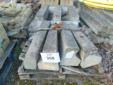 2 x Pallets (7 off) Kerb Stones stones as shown
