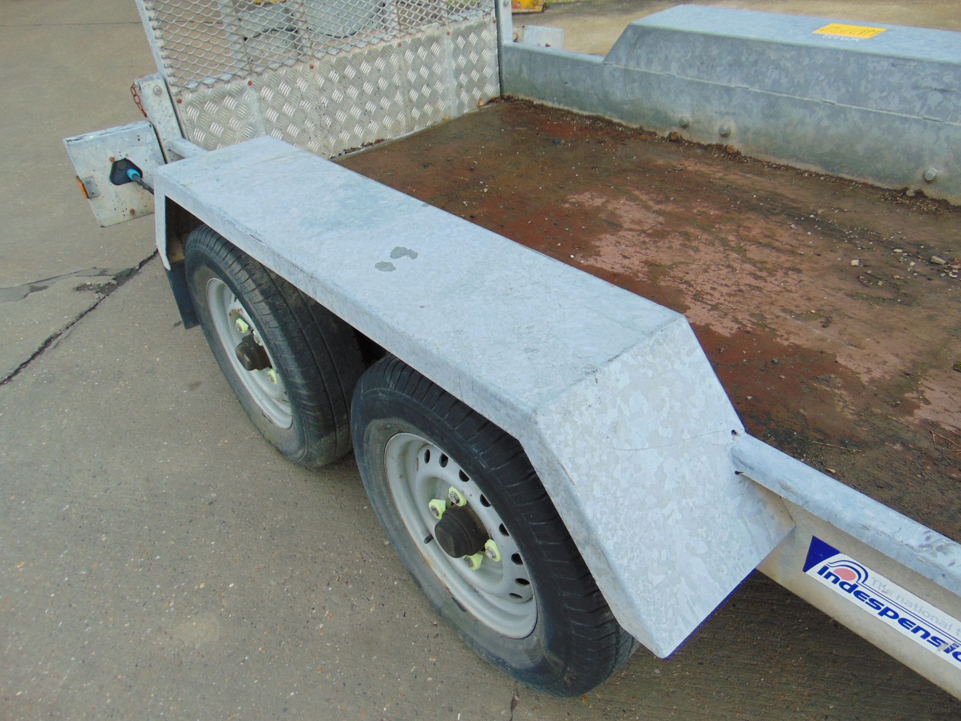 Indespension 2.7 Tonne Twin Axle Plant Trailer C/W Ramps - Image 13 of 15