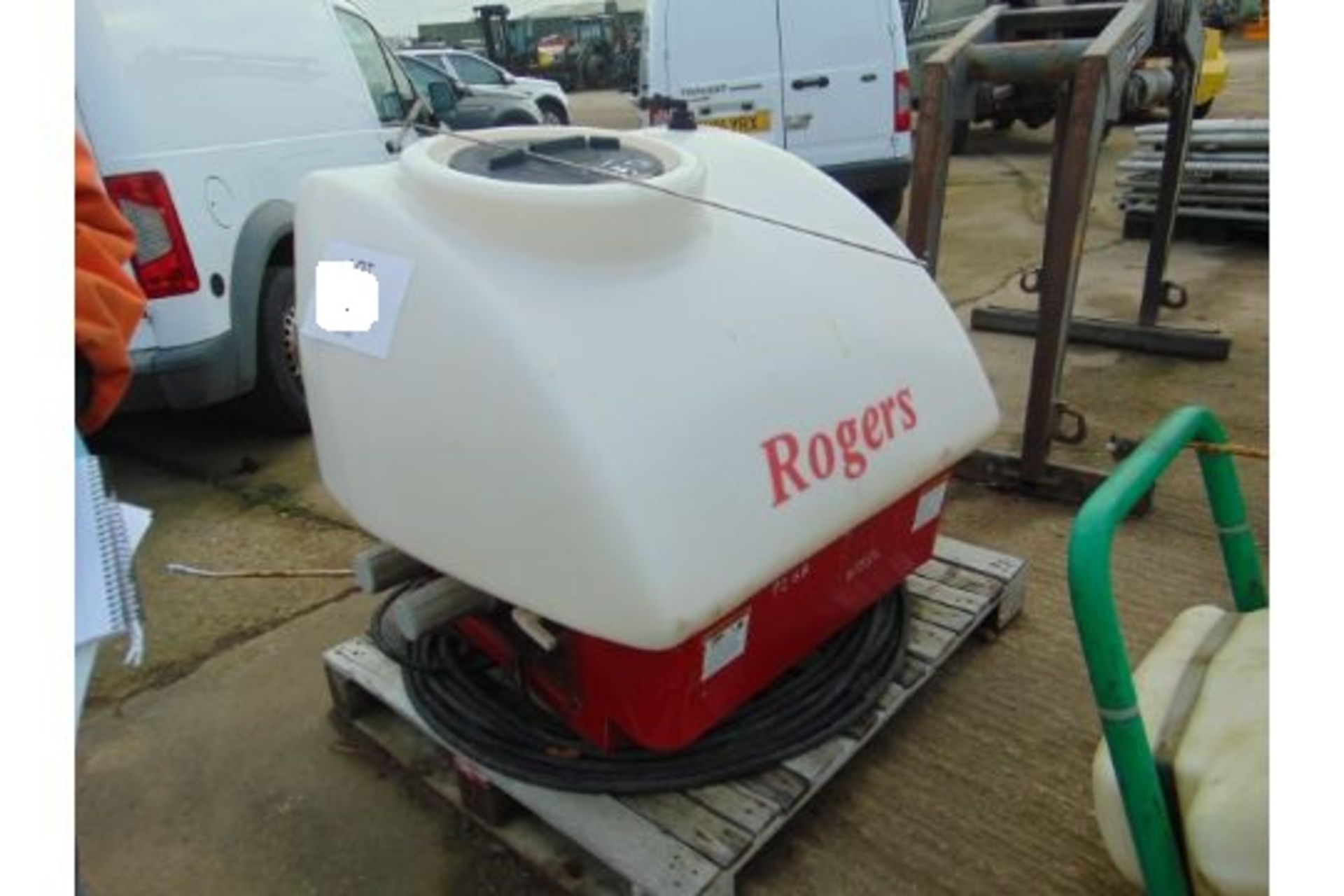 Rogers 3pt Linkage Tractor Mounted PTO Pressure Washer c/w Hose etc as shown - Image 7 of 8