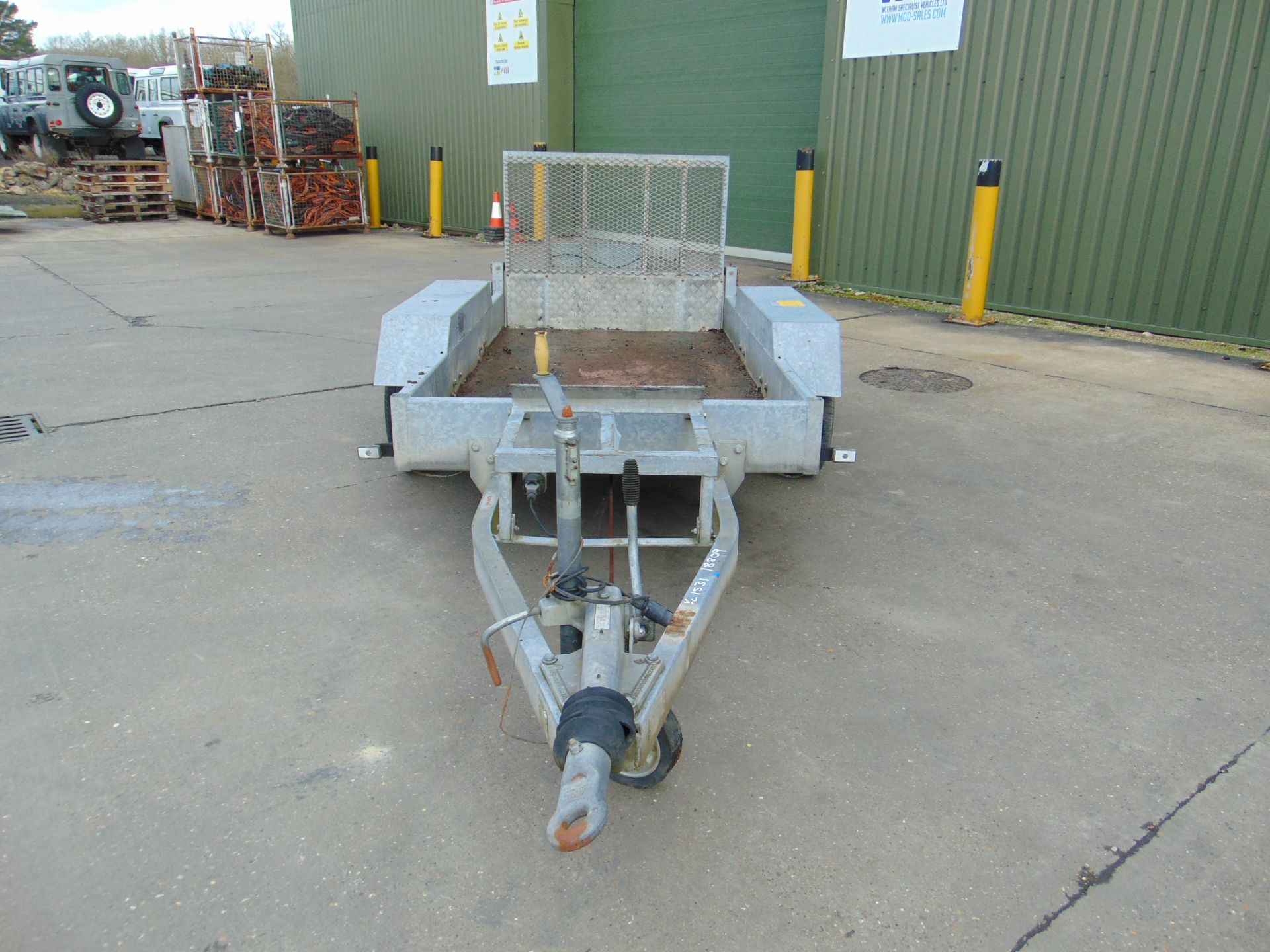 Indespension 2.7 Tonne Twin Axle Plant Trailer C/W Ramps - Image 3 of 15
