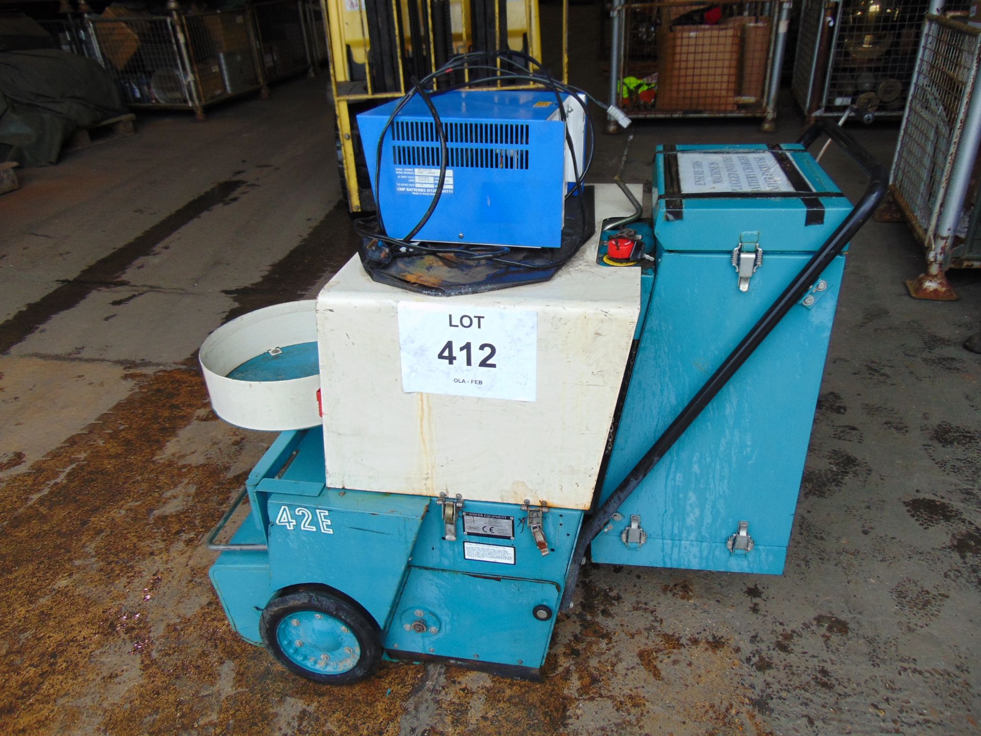 Tennant 42E Electric Sweeper as shown