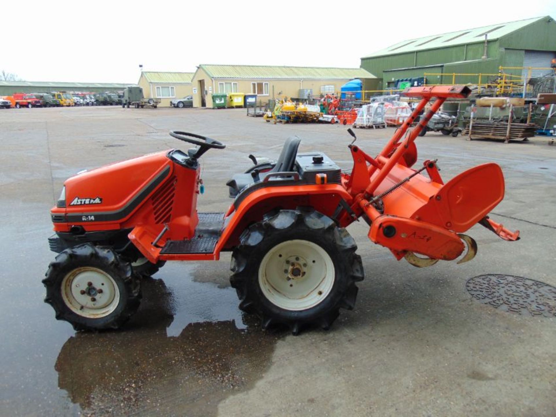 Kubota Aste A-14 4WD Compact Tractor with Rotovator ONLY 736 HOURS!!! - Bild 5 aus 19