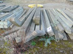 Approx 50 x Concrete Fence Posts as shown