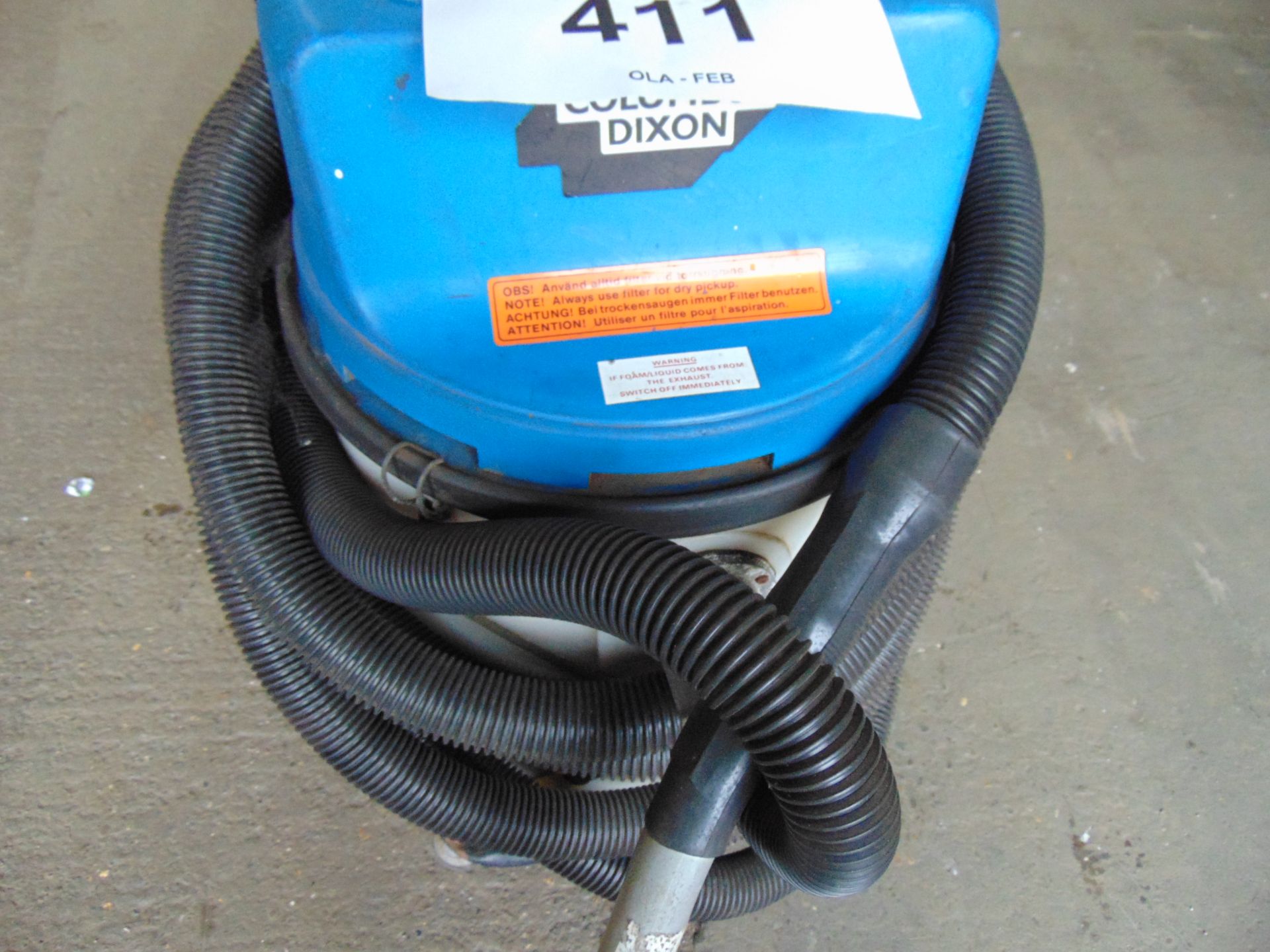 Columbus Dixon HD 240 Volt Industrial Wet Dry Vacuum Cleaner as shown - Image 7 of 7