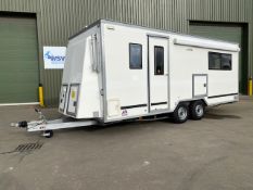 Marco twin axle medical treatment trailer