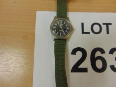 CWC W10 British Army issued Service Watch Nato Marks Dated 1998 New batt/Strap