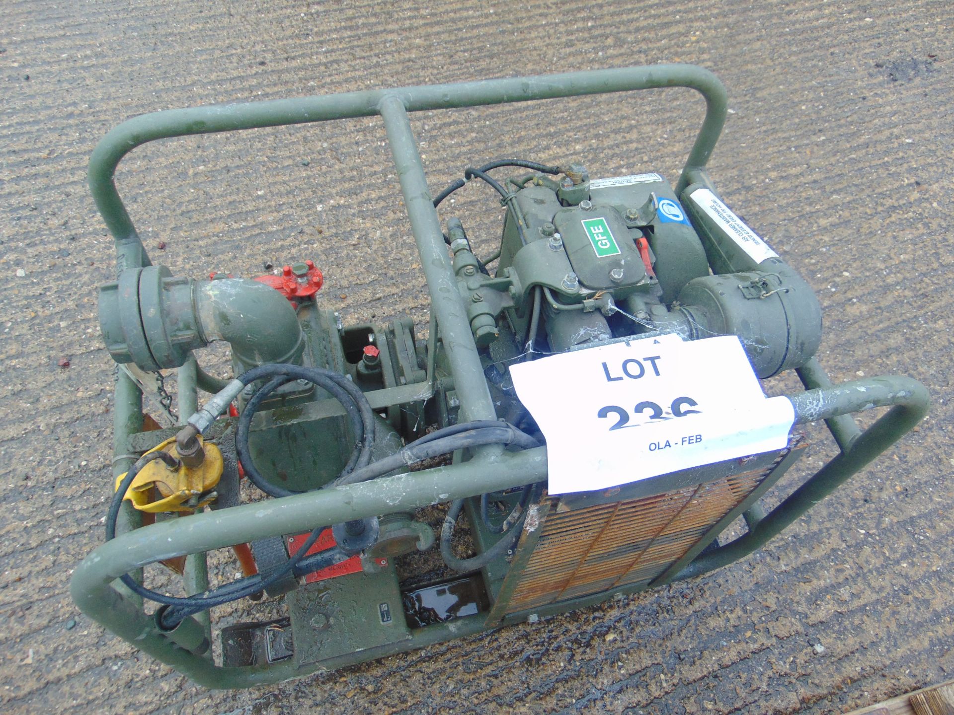 Lister Gilks Diesel water Pump from MoD, as shown
