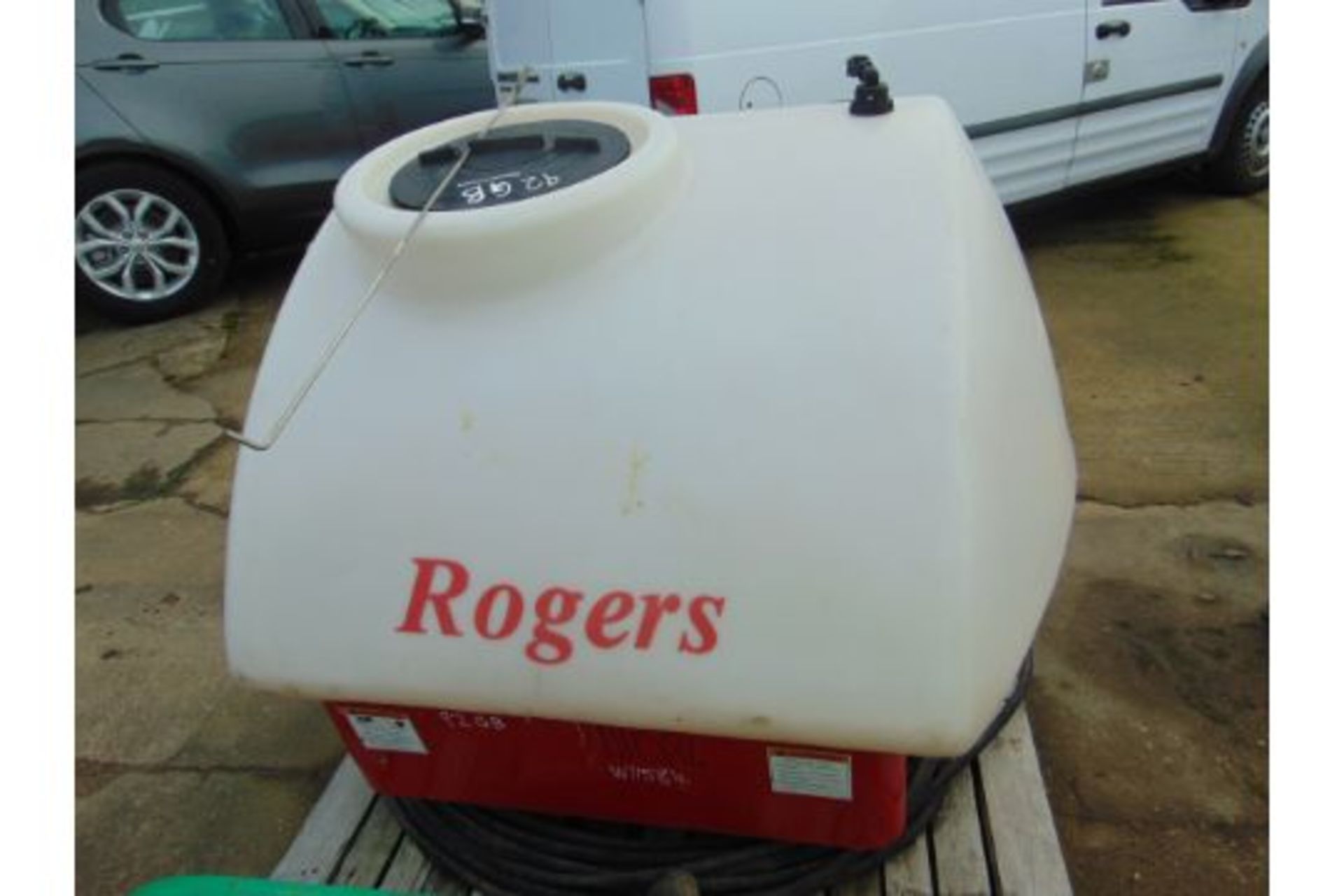 Rogers 3pt Linkage Tractor Mounted PTO Pressure Washer c/w Hose etc as shown - Image 4 of 8