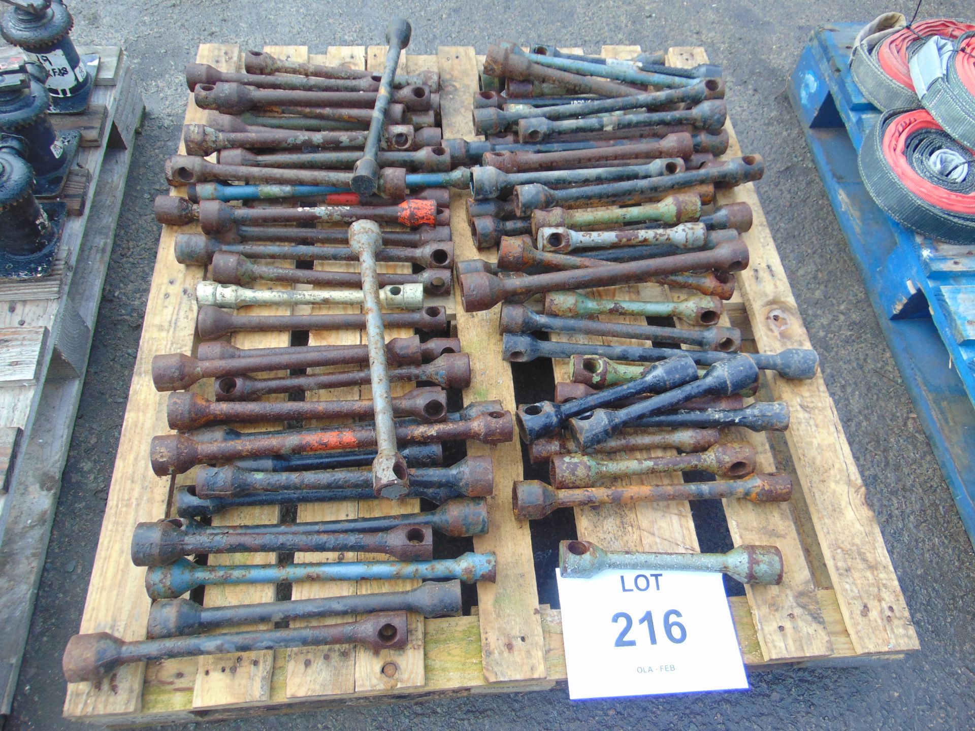 75 x Bedford / Leyland Daf Wheel Spanners as shown