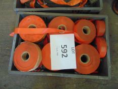 20 x Rolls of Orange Safety Tape as Shown
