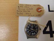 CWC 0552 Marines/RN issue service watch Nato Marks Date 1990, Gulf War