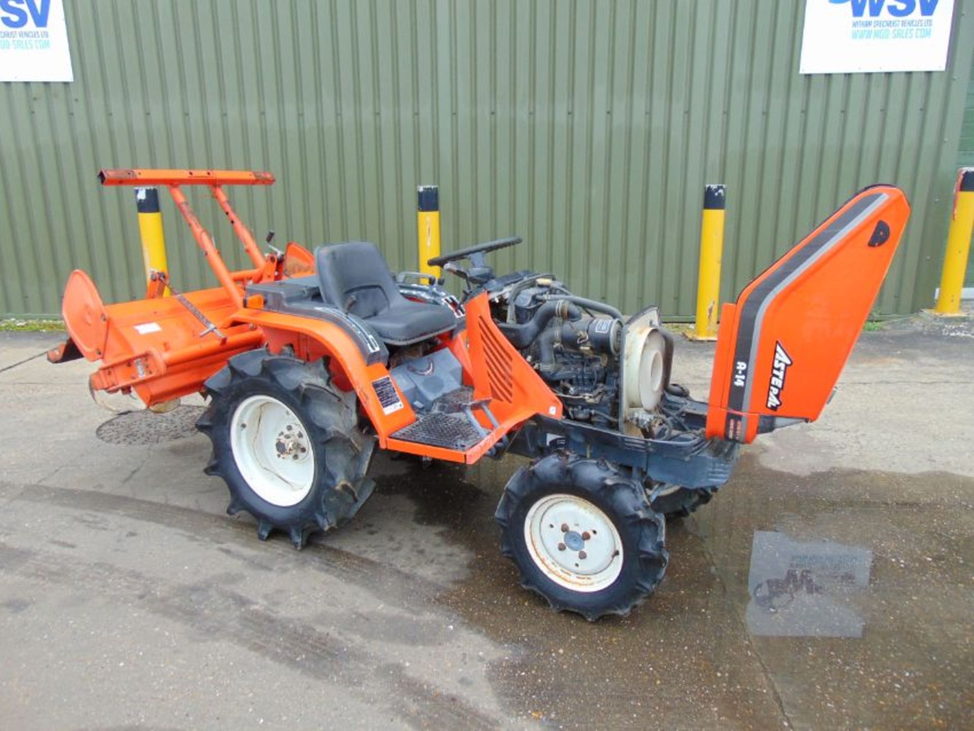 Kubota Aste A-14 4WD Compact Tractor with Rotovator ONLY 736 HOURS!!! - Bild 16 aus 19