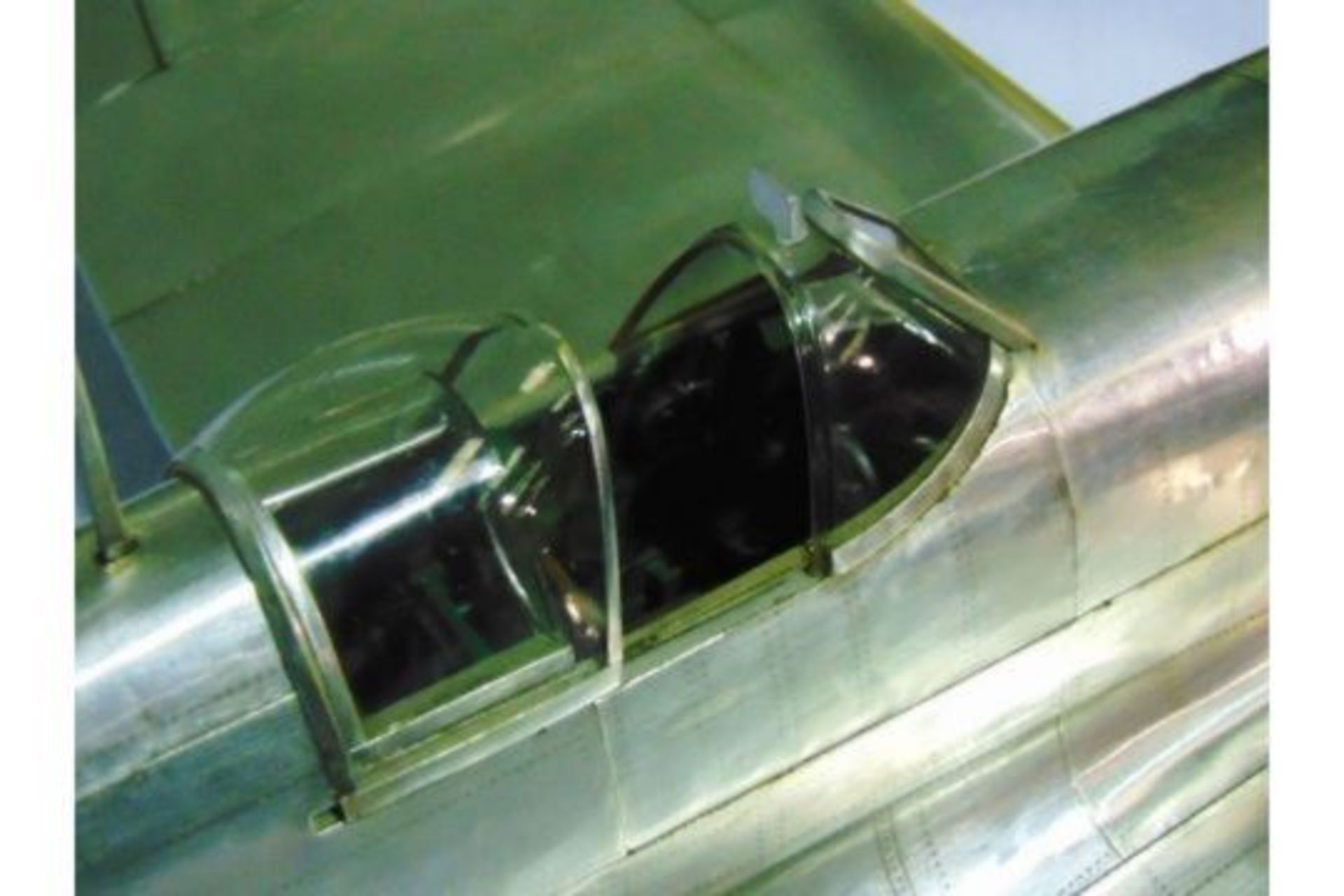 WWII Supermarine Spitfire Aluminium Scale Model - Image 6 of 10