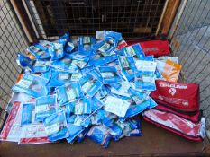 100+ Unissued Mixed Size Emergency Burn Care Dressings