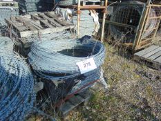 1 x Large Pallet of MoD Concertina Razor Wire Unissued
