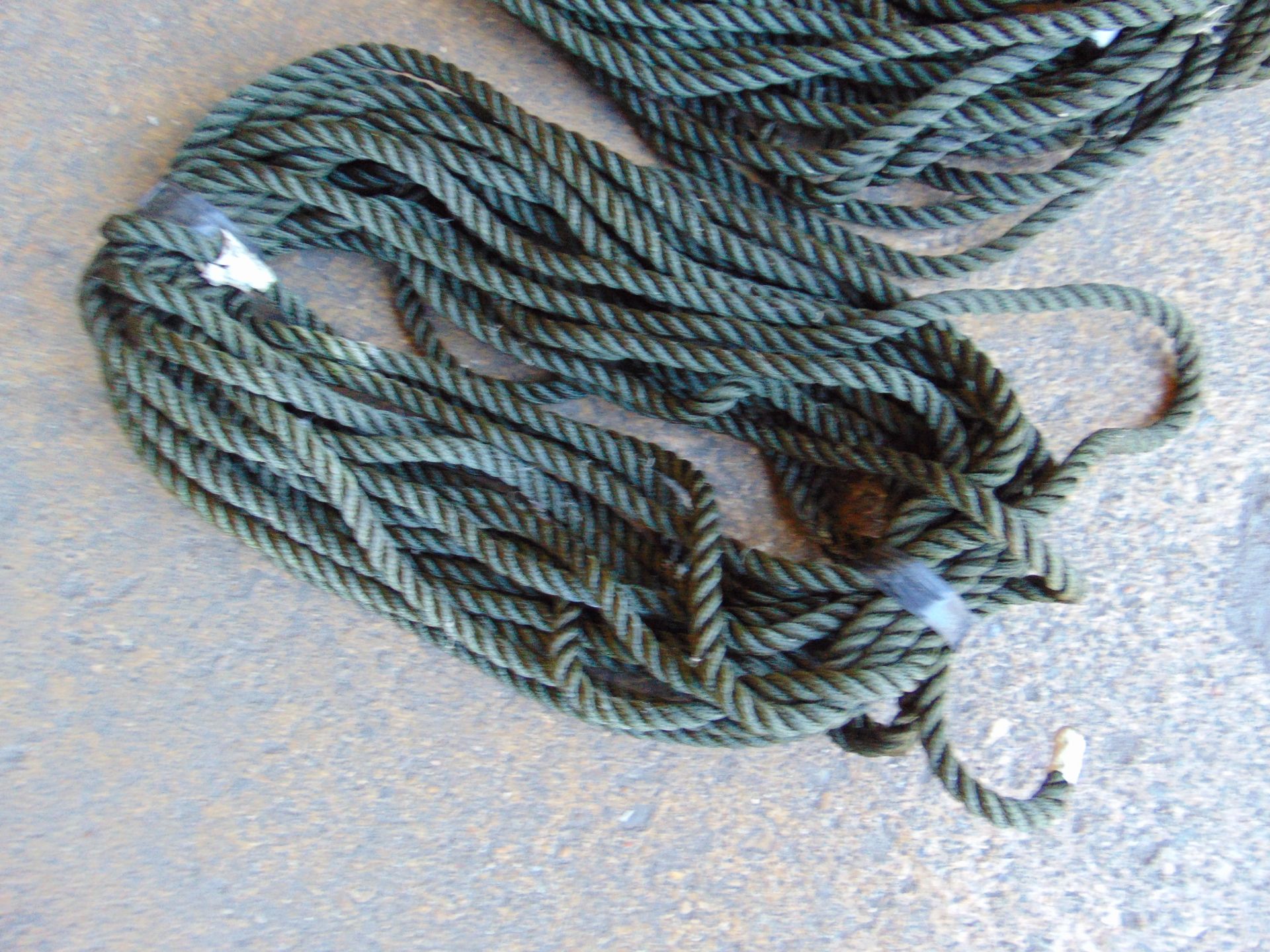 3 x Naval Mooring Ropes - Image 5 of 5