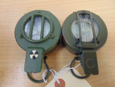 2 x British Army Prismatic Compasses as shown