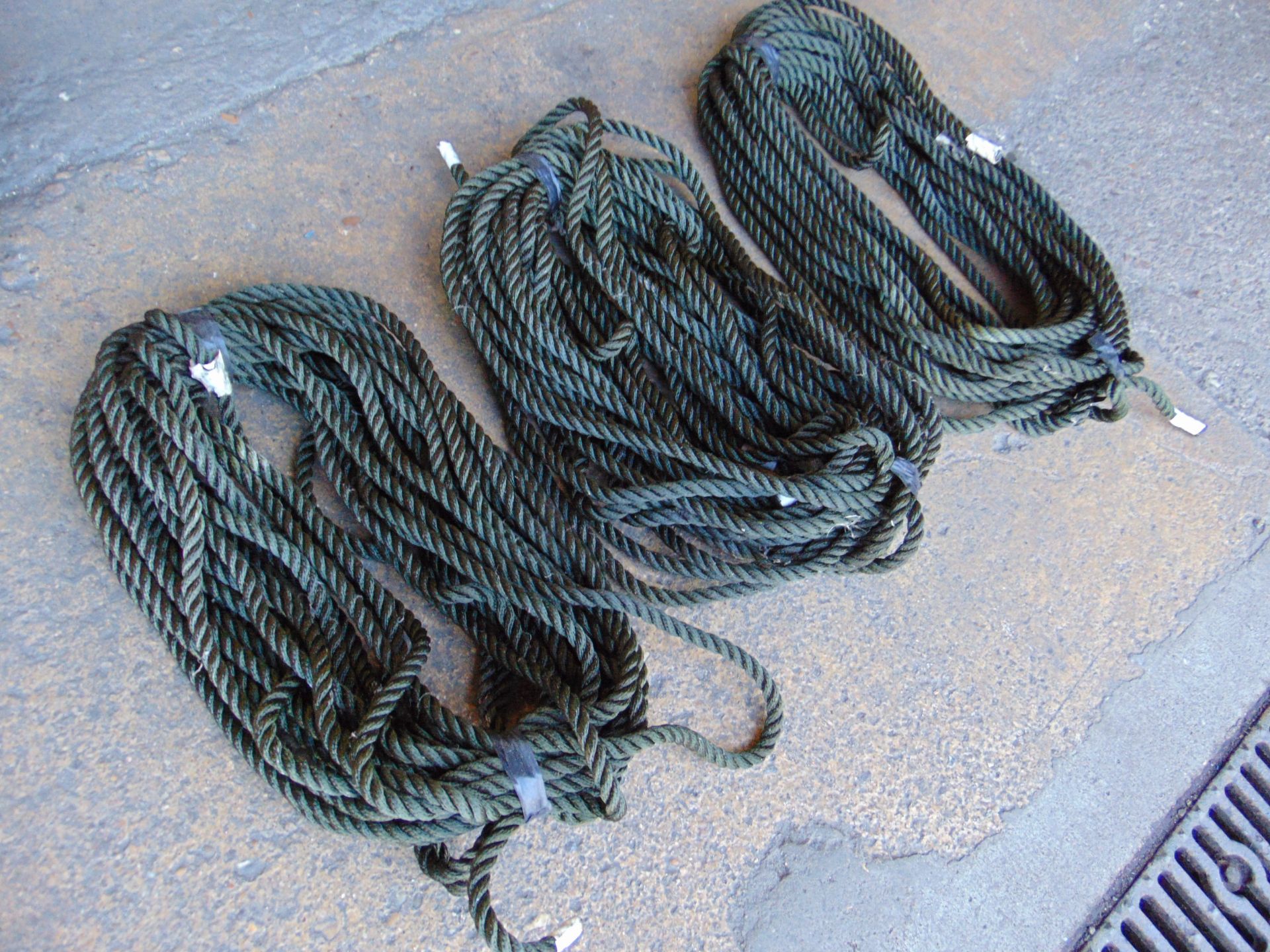 3 x Naval Mooring Ropes - Image 2 of 5