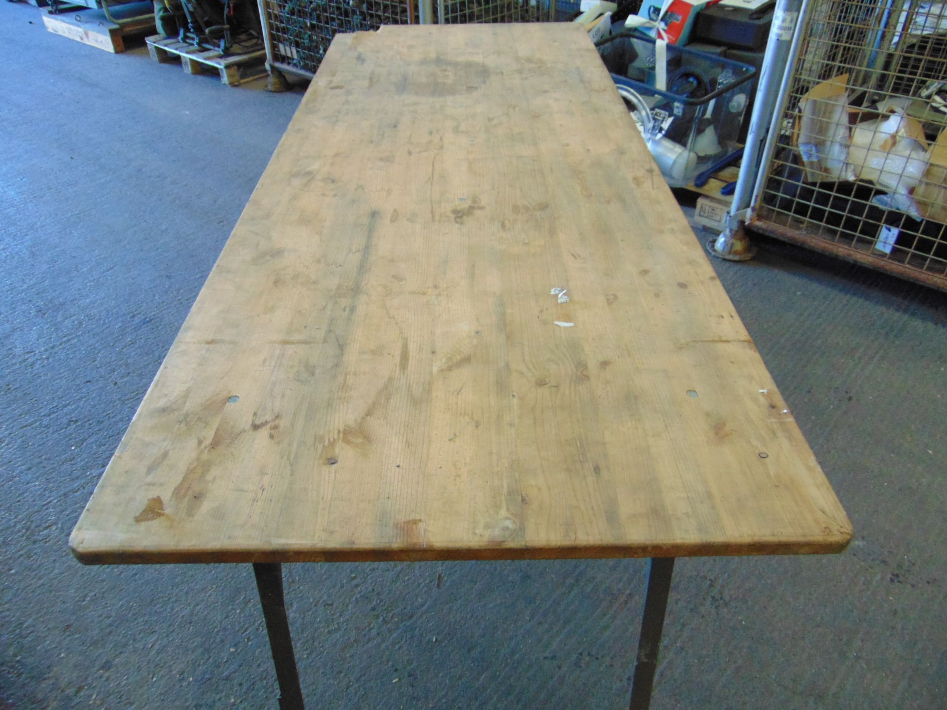 Standard British Army 6 ft Folding Table - Image 2 of 4