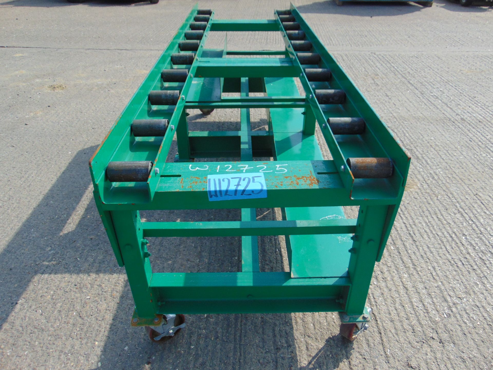 Mobile Twin Roller Conveyor Bench - Image 3 of 6